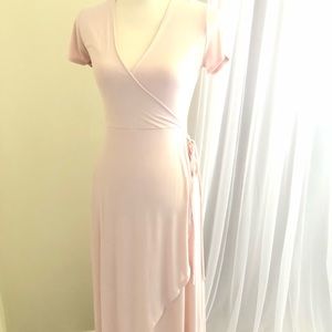 🎀3/$25 Faux Wrap high-low Dress